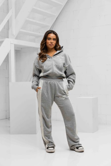 Hillside Stripe Trainingspak Dames Grijs - Maat S - Kleur: Grijs | Soccerfanshop