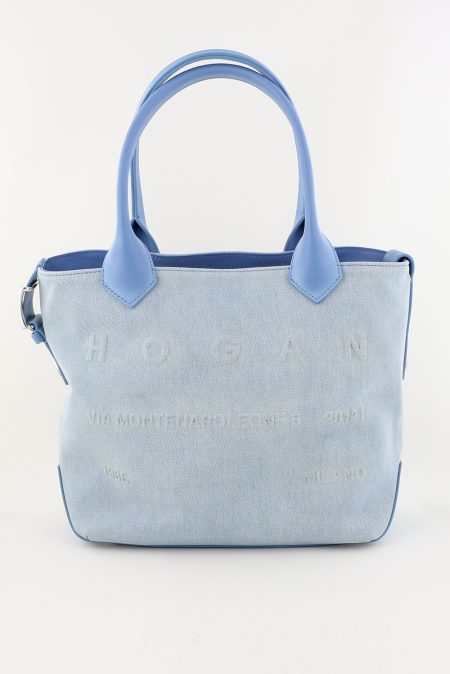 Hogan shopper Script KBW01PA1300U3M7D81 blauw