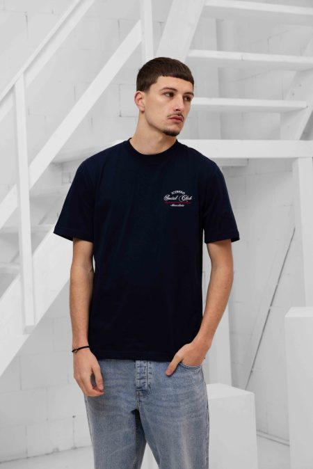 Iceberg 5D F020 Jersey T-Shirt Heren Donkerblauw - Maat S - Kleur: Donkerblauw | Soccerfanshop