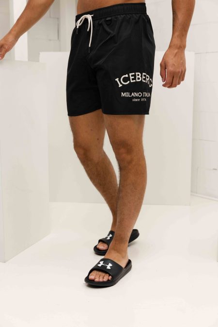 Iceberg Basic Zwembroek Heren Zwart - Maat XXL - Kleur: WitZwart | Soccerfanshop