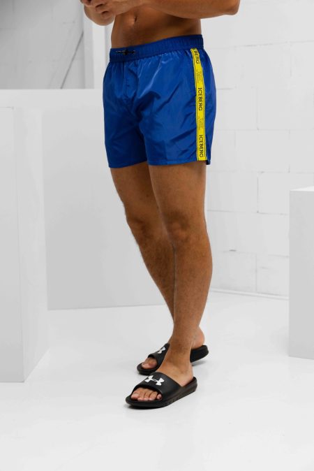 Iceberg Tape Zwembroek Heren Blauw - Maat L - Kleur: GeelBlauw | Soccerfanshop