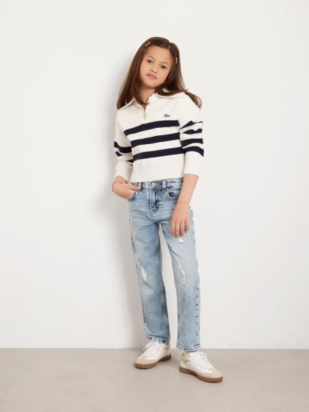 Stretch Jeans Met Rechte Broekspijp