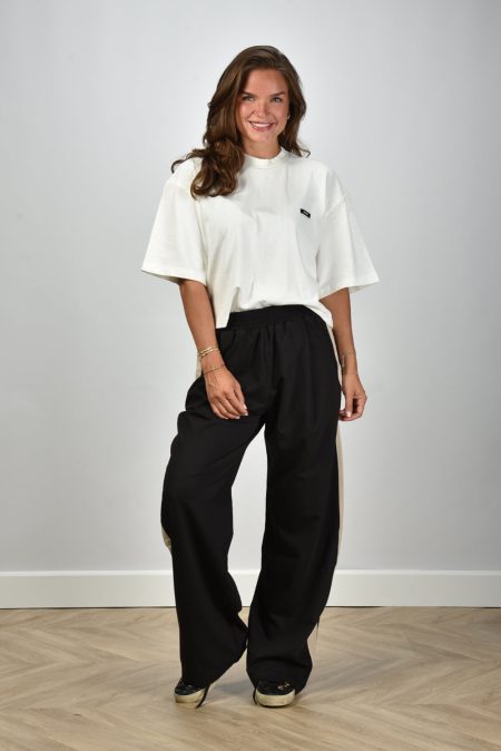 JOHNY broek Ayo black/off white