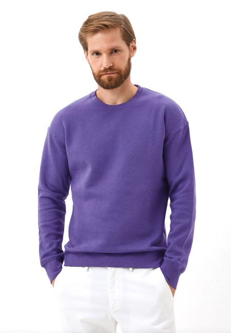 Jack&Jones - Heren - Basic Sweatshirt Crewneck - Paars - Maat M