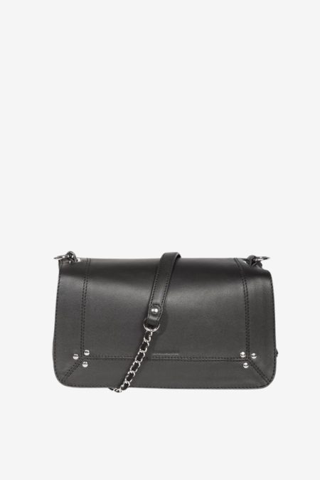 Jerome Dreyfuss crossbody Bobi 44BOBIAG lambskin noir silver