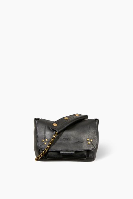 Jerome Dreyfuss crossbody Lulu S 44LULUSVE calfskin noir brass