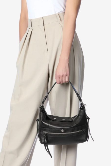 Jerome Dreyfuss handtas Lucky Hobo 45LUCKHOBU buffalo noir silver