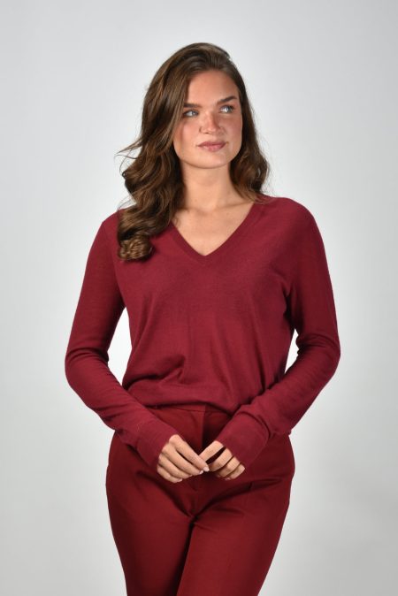 Joseph trui V Nk Ls JF009250 ruby
