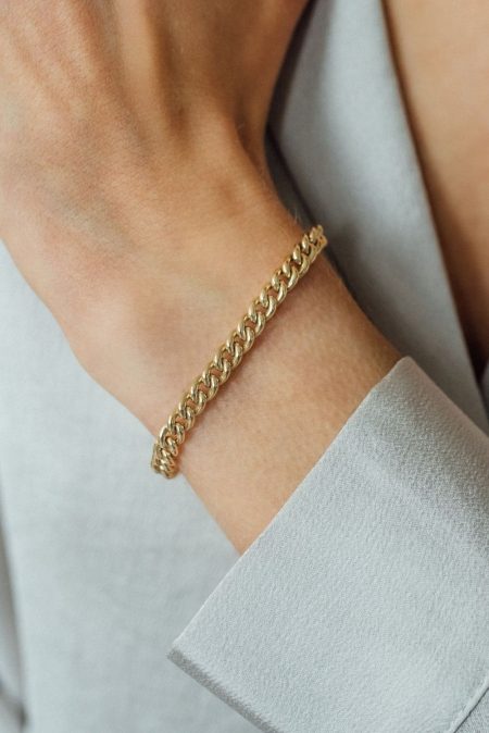 Just Franky armband Chain geelgoud