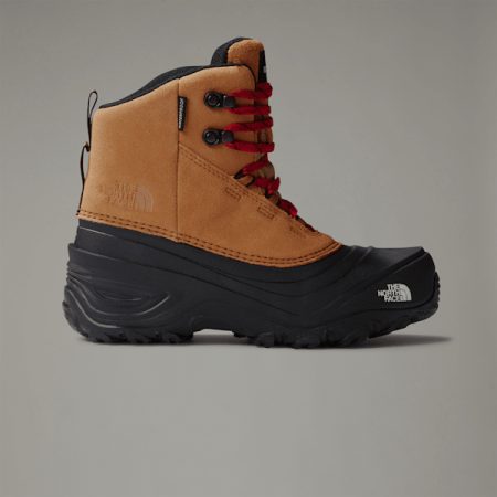 The North Face Chilkat V Lace-waterdichte Wandelschoenen Voor Kids Almond Butter-tnf Black male