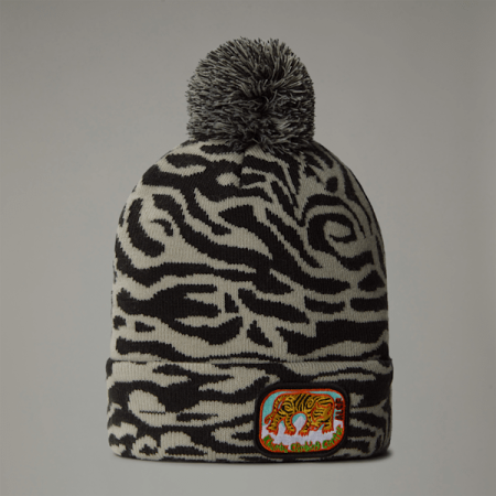 The North Face Tuke-skibeanie Voor Kids Khumbu Climbing School-tnf Black Tnf Tiger Stripe Print male