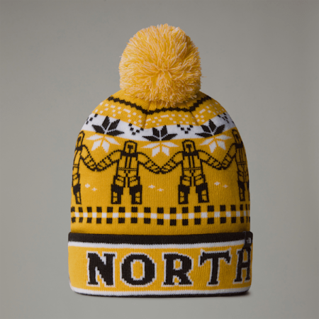 The North Face Tuke-skibeanie Voor Kids Summit Gold Him Suit Jacquard male