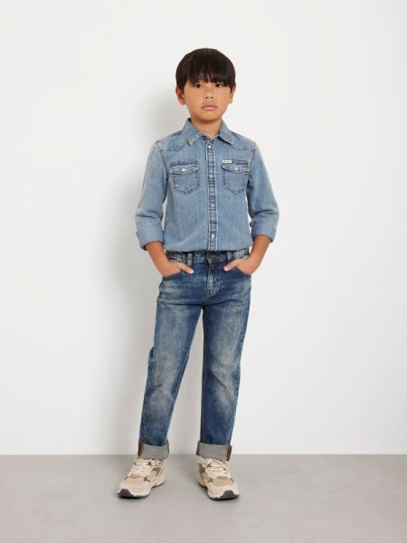 Regular Fit Denim Overhemd