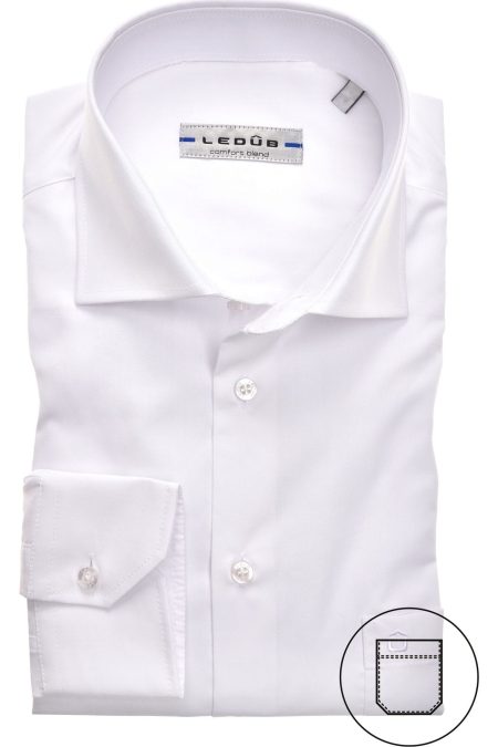 Ledȗb Overhemd ML7 (72CM+) wit