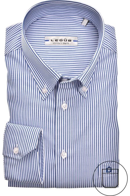 Ledȗb Overhemd blauw