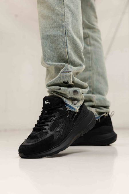 Lacoste Evo 124 Sneakers Heren Zwart - Maat 46 - Kleur: Zwart | Soccerfanshop