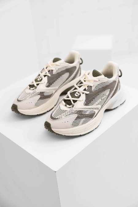 Lacoste Neo Shot 225 Sneakers Heren Gebroken Wit/Donkergroen - Maat 46 - Kleur: DonkergroenGebroken Wit | Soccerfanshop