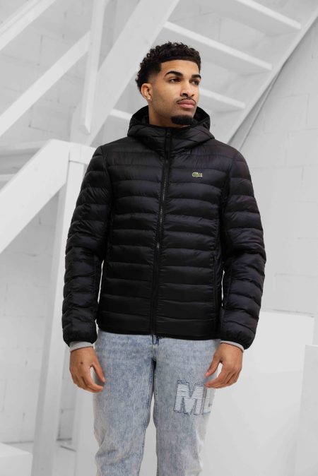 Lacoste Pufferjack Heren Zwart - Maat L - Kleur: Zwart | Soccerfanshop