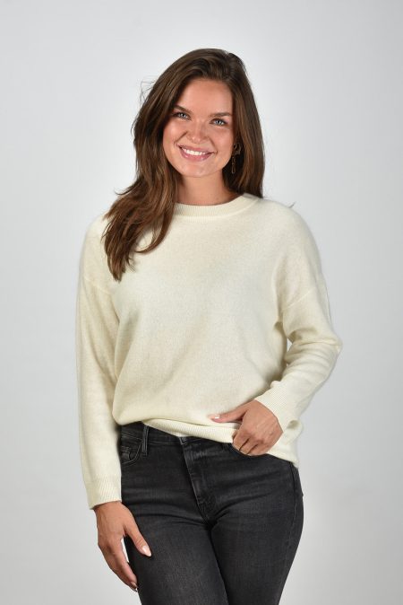 Les Tricots de Lea trui Marinette 37043 milk