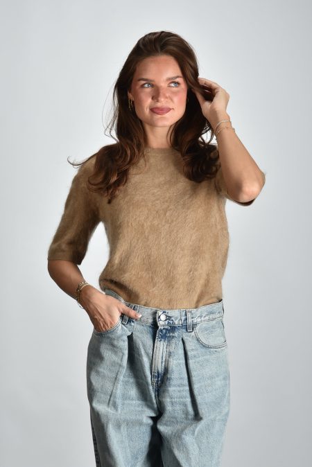Lisa Yang trui Maren 2026061 toffee brushed