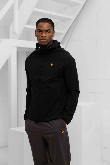 Lyle & Scott Active Zip Through Jas Heren Zwart - Maat XXL - Kleur: Zwart | Soccerfanshop