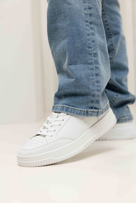 Lyle & Scott Culross 02 Sneakers Heren Wit - Maat 45 - Kleur: Wit | Soccerfanshop