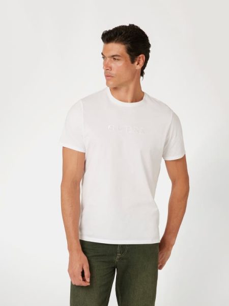 T-Shirt Met Geborduurd Logo