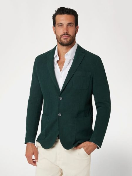 Blazer Van Gemengd Linnen