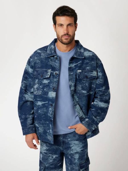 Jeans Jasje Met Slijtageplekken