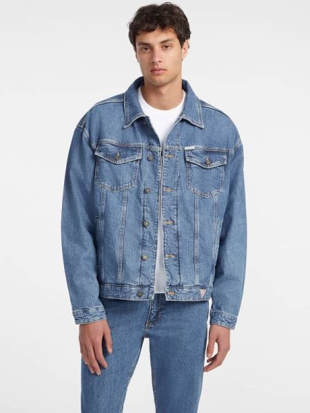 Oversized Denim Truckerjasje