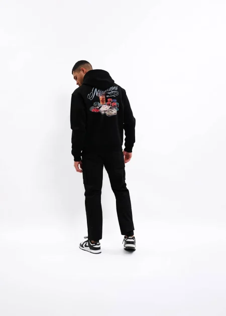 Malelions Playing Cards Hoodie Heren Zwart - Maat XXL - Kleur: Zwart | Soccerfanshop