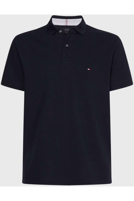 Tommy Hilfiger Polo shirt Korte mouw nachtblauw