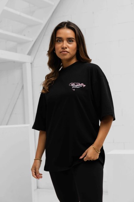 Malelions Collectors T-Shirt Dames Zwart - Maat XL - Kleur: ZwartRoze | Soccerfanshop