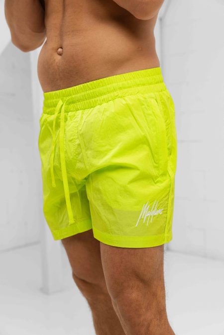 Malelions Crinkle Nylon Zwembroek Heren Groen - Maat XL - Kleur: Groen | Soccerfanshop