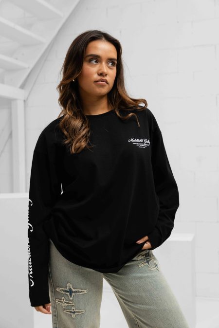 Malelions Gallery Longsleeve Dames Zwart - Maat XL - Kleur: Zwart | Soccerfanshop