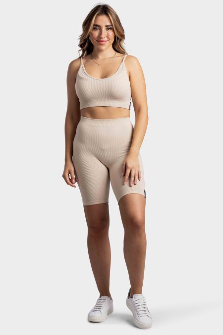 Malelions Ivy Rib Set Dames Beige - Maat M/L - Kleur: Beige | Soccerfanshop