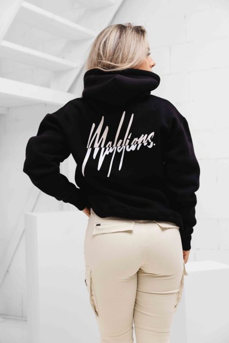 Malelions Kiki Hoodie Dames Zwart - Maat S - Kleur: Zwart | Soccerfanshop