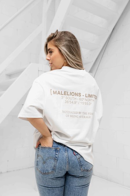 Malelions Limited Oversized T-Shirt Dames Wit - Maat XS - Kleur: Wit | Soccerfanshop