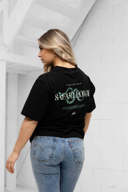 Malelions Lodge T-Shirt Dames Zwart - Maat L - Kleur: Zwart | Soccerfanshop