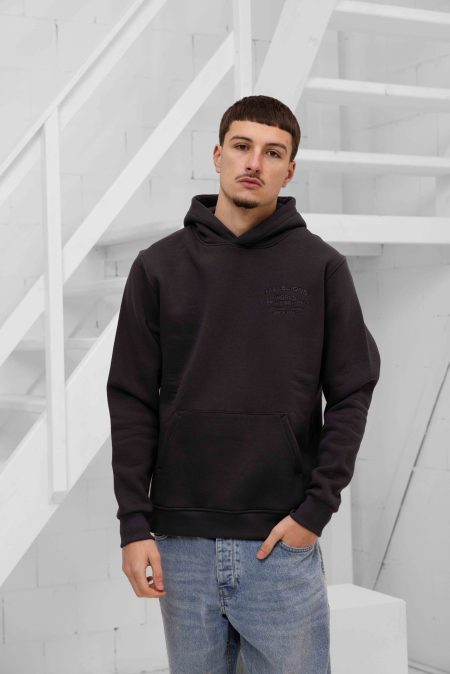 Malelions Permanent Vacation Hoodie Heren Donkergrijs - Maat M - Kleur: Donkergrijs | Soccerfanshop