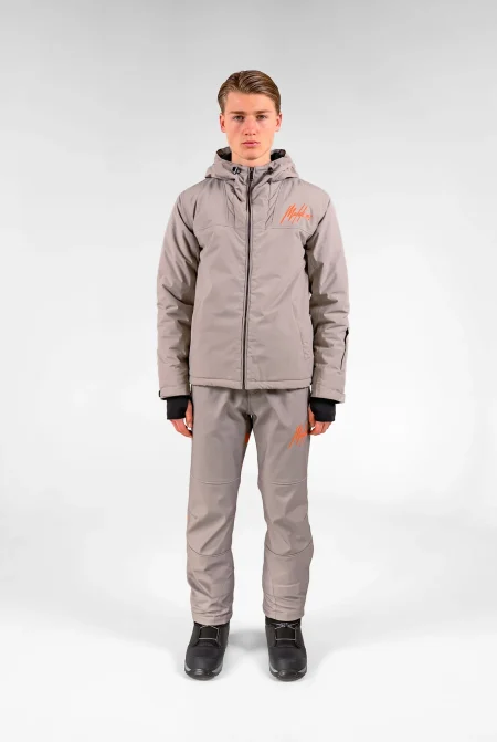 Malelions Polar Skipak Heren Grijs - Maat M - Kleur: OranjeGrijs | Soccerfanshop