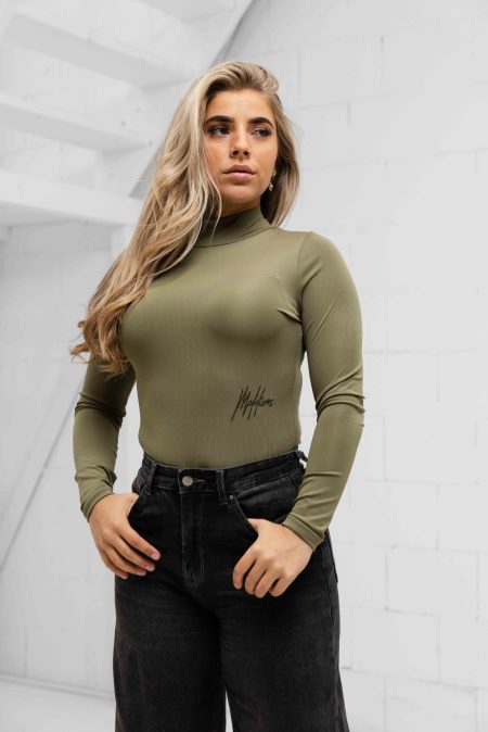 Malelions Signature Bodysuit Dames Groen - Maat XL - Kleur: Groen | Soccerfanshop