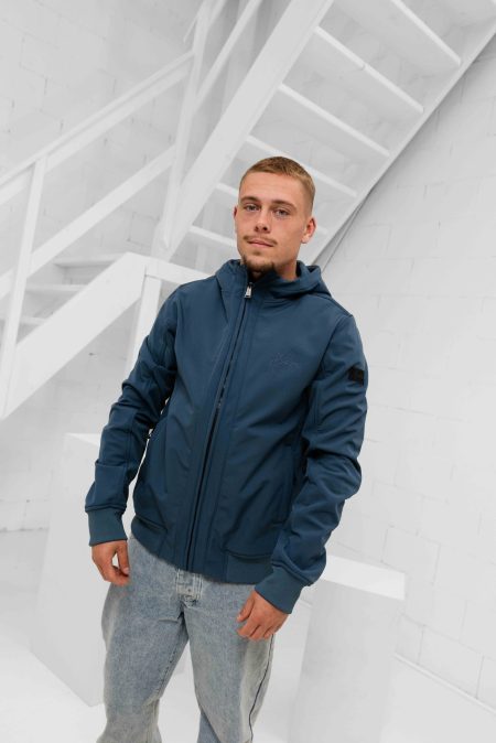 Malelions Signature Softshell Jas Heren Blauw - Maat L - Kleur: Blauw | Soccerfanshop