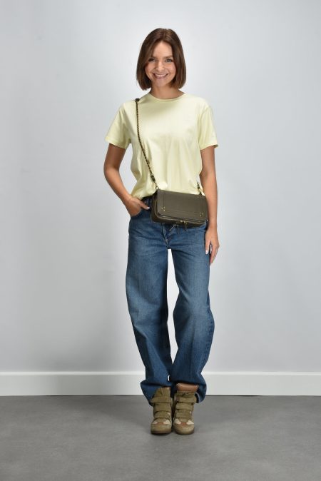 Marant Etoile t-shirt Aby TS0070FA-A1N98E butter/ecru