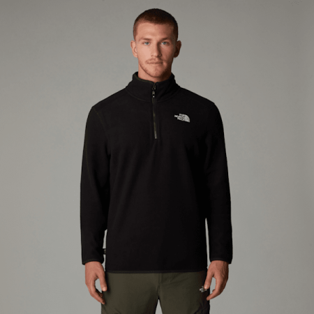 The North Face 100 Glacier-fleece Met Kwartrits Voor Heren Tnf Black-npf male