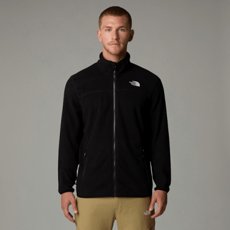 The North Face 100 Glacier-fleece Met Volledige Rits Voor Heren Tnf Black-npf male