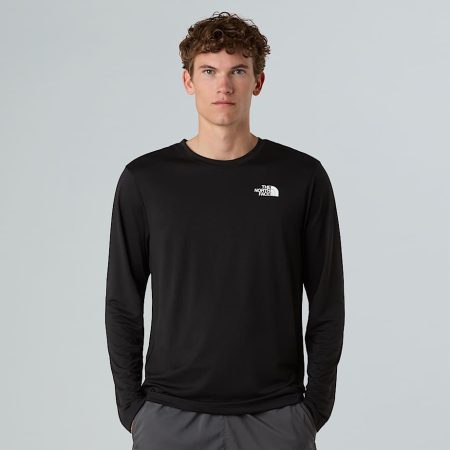 The North Face 24/7 T-shirt Met Lange Mouwen Voor Heren Tnf Black male