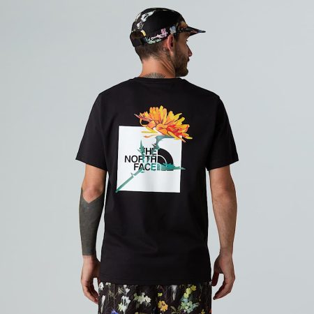 The North Face Alpine Flower-t-shirt Voor Heren Tnf Black male