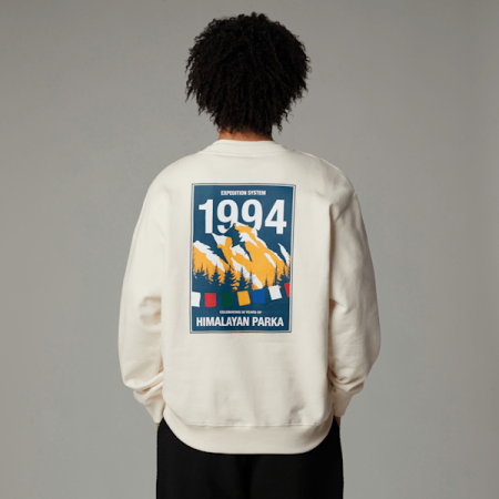 The North Face Anniversary-sweatshirt Voor Heren White Dune male