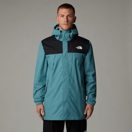 The North Face Antora-parka Voor Heren Algae Blue-tnf Black male